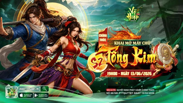 KHAI MỞ MÁY CHỦ S2: TỐNG KIM 19:00 NGÀY 13/06